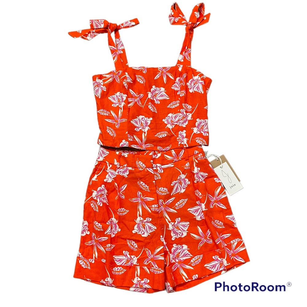 Joie Linen Blend Floral Set 4